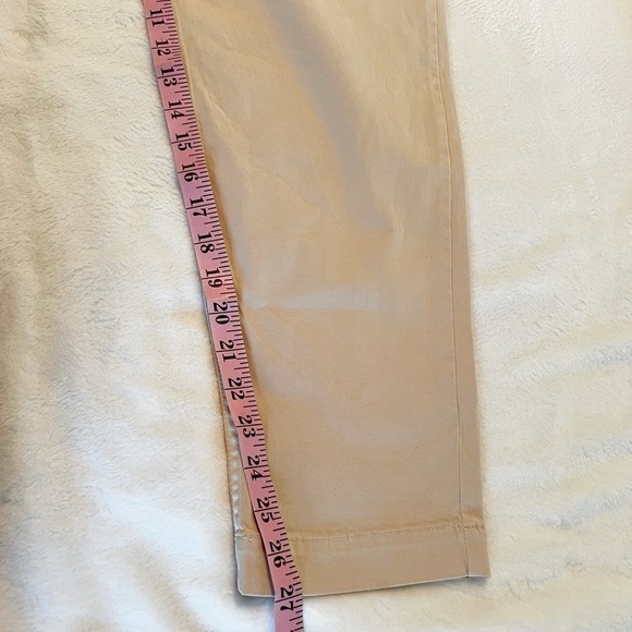 NEW Michael Stars size M Penny Pant Tan Pleated Front Tan Pants Elastic Waist - Picture 7 of 8